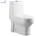 Aquacubic beliebter einteiliger Quadratwaschanschluss S-Trap &amp; T-Trap Toilette